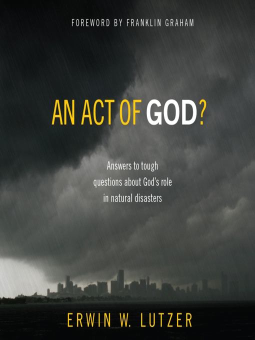 Title details for An Act of God? by Erwin W Lutzer - Wait list